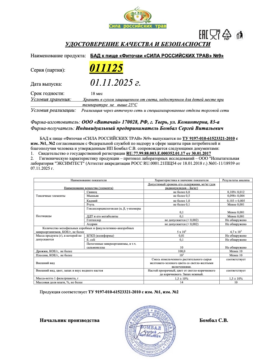 Паспорт №112025